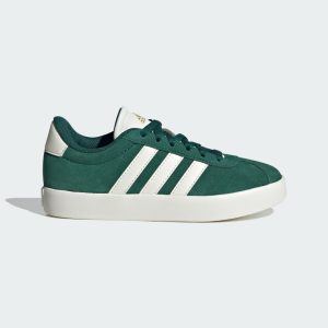 adidas VL Court 3.0 Kids Collegiate Green / Off White / Gold Metallic (ID6309)