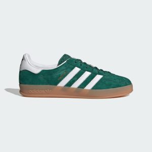 adidas Gazelle Indoor Low Sportschoenen Collegiate Green / Cloud White / Gum (IG1596)