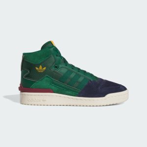 adidas Forum Exhibit Mid Shadow Navy / Team Dark Green / Team Coll Burgundy 2 (FZ6278)