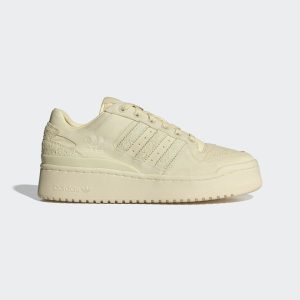 adidas Forum Bold Stripes Shoes Yellow / White / Cloud White (ID3154)