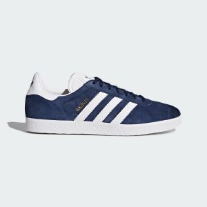 adidas Gazelle Collegiate Navy / White / Gold Metallic (BB5478)