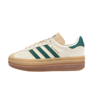 adidas Gazelle Bold W (cream white / collegiate green)  – ID7056