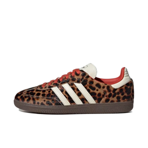 Adidas Samba OG Maroon Gold Metallic (W) (JI2734)