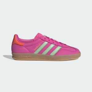 Adidas Gazelle Indoor Semi Lucid Fuchsia / Semi Green Spark / Signal Coral (JI2718)