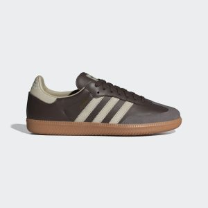 Adidas Samba OG Brown / Putty Grey / Gold Metallic (ID1481)