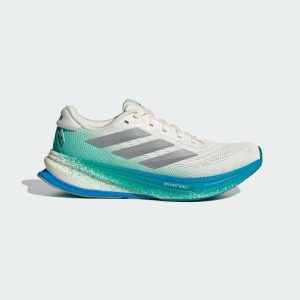 Adidas Supernova Rise 2 Hardloopschoenen Chalk White / Silver Metallic / Glory Green (JI1411)