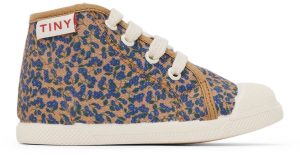 TINYCOTTONS Baby Blue & Tan Meadow Sneakers (SS22-303)