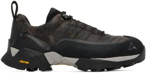 ROA Black Suede Katharina Sneakers (LE10-001K)