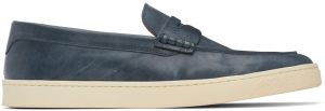 Brunello Cucinelli Blue Hybrid Mocassino Loafers (MZURETN285)