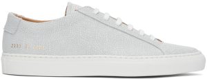 Common Projects Grey Cracked Achilles Sneakers (ARTICLE 2333)