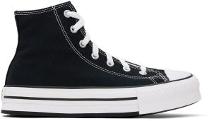 Converse Kids Black Chuck Taylor All Star Lift Sneakers (272855C)