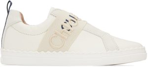 Chloé Kids Off-White Lauren Sneakers (C19153)
