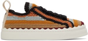 Chloé White Lauren Sneakers (CHC22S108X3)