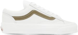 Vans Off-White & Brown OG Style 36 LX Sneakers (VN0A4BVEB5K)