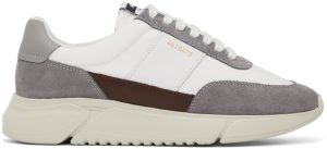 Axel Arigato SSENSE Exclusive White & Gray Genesis Vintage Runner Sneakers (F0084067)
