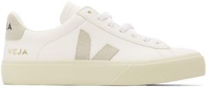 Veja White Leather Campo Sneakers (CP0502429)