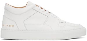 Common Projects White Decades Mid Sneakers (ARTICLE 2334)