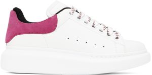 Alexander McQueen White Larry Sneakers (697103WICGH)