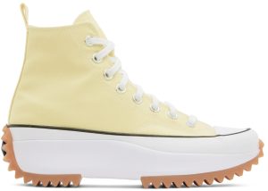 Converse Run Star Hike Platform Seizoenskleur Lemon Drop/zwart/wit (A02132C)