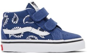Vans Baby Blue Sk8-Mid Reissue Sneakers (VN0A5DXDNVY)