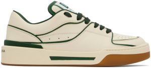Dolce & Gabbana Off-White New Roma Sneakers (CS2036AY953)
