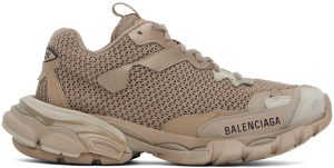 Balenciaga Beige Track 3 Low Top Sneakers (700873 W3RF3)
