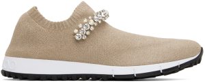 Jimmy Choo Beige Verona Sneakers (VERONA AOZ)