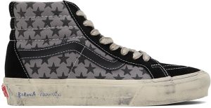 Vans Black & Gray Bianca Chandôn Edition Sk8-Hi Reissue Sneakers (VN0A4BVH82Q)