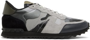 Valentino Garavani Blue & Gray Rockrunner Sneakers (1Y2S0723XVU)