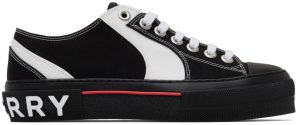 Burberry Black & White Logo Detail Sneakers (8056929)