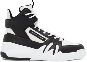 Giuseppe Zanotti Black & White Talon Sneakers (RM10007-91382)
