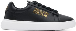 Versace Jeans Couture Black Logo Light Sneakers (E73VA3SL7EZP006)
