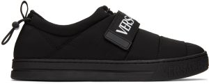 Versace Jeans Couture Black Logo Sneakers (E73YA3SK7EZS487)
