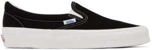 Vans Black OG Classic LX Slip-On Sneakers (VN0A45JK1WX)
