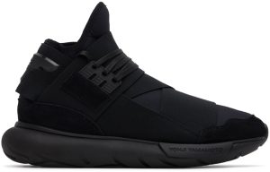 Y-3 Black Qasa High Sneakers (IG9434)