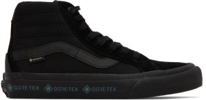 Vans Black Sk8-Hi Reissue Sneakers (VN0005VMBLK)