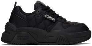 Versace Jeans Couture Black Stargaze Sneakers (E73VA3SF2EZS420)