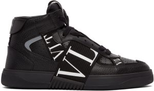 Valentino Garavani Black VL7N Mid-Top Sneakers (XY2S0E03WRQ)