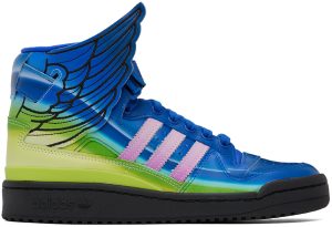 adidas Jeremy Scott Motorsport Wings 4.0 Bold Blue / Shock Pink / Light Pink (GY4421)