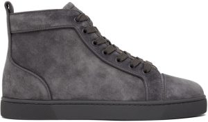 Christian Louboutin Grey Louis Orlato High Sneakers (3161213)