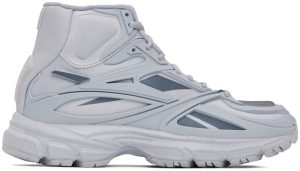 Reebok Classics Gray Premier Road Modern Mid Sneakers (GY1927)