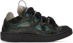 Lanvin Green Curb Sneakers (FM-SKRK11-PTCA-A22)