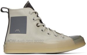 Converse x A Cold Wall Chuck Taylor All Star 70 Hi Pavement / Silver Birch / Steel Gray (A02276C)
