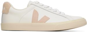 VEJA White & Beige Esplar Sneakers (EO0202335)