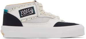 Vans White & Navy OG Half Cab Sneakers (VN0A5HTJBDR1)