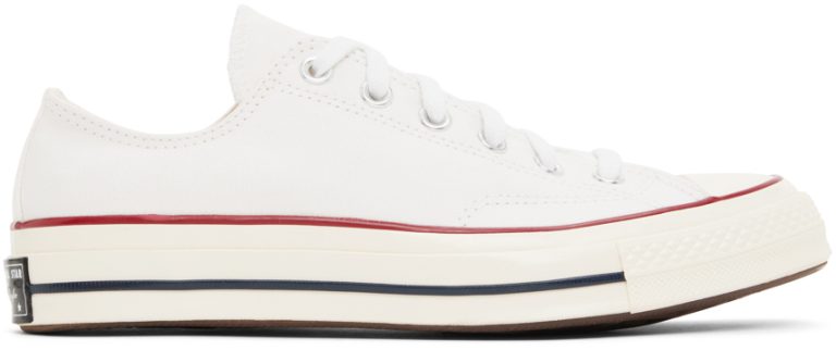 Converse Chuck 70 “Wit/Garnet”: klassieker met een kleuraccent