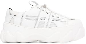 GCDS White IBEX Sneakers (AI22M460082)