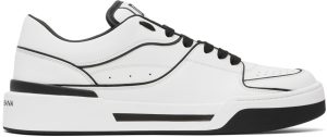 Dolce & Gabbana White New Roma Sneakers (CS2036AY965)