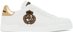 Dolce & Gabbana White Portofino Sneakers (CS1761AH136)