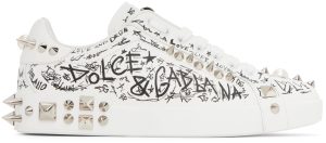 Dolce & Gabbana White Portofino Sneakers (CS1760AC022)